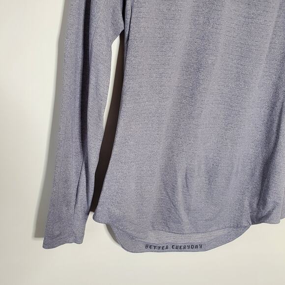 Lululemon Men's Light Grey Tech shirt with rounded bottom hem Size NOT MARKED - Picture 7 of 7